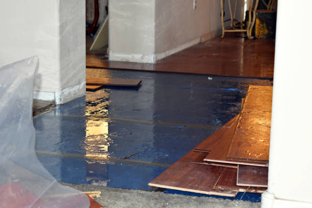 Professional Water Damage Repair technician working in Woonsocket, RI